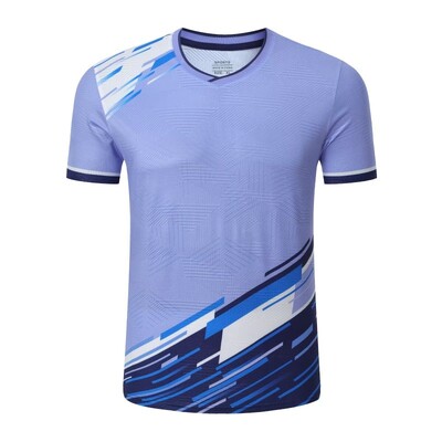 Ρούχα τένις για άνδρες γυναίκες 2024 Μπάντμιντον κοντομάνικο πουκάμισο Οικογενειακή προπόνηση Πινγκ πονγκ Τζέρσεϊ που απομακρύνει την υγρασία αθλητικά μπλουζάκια