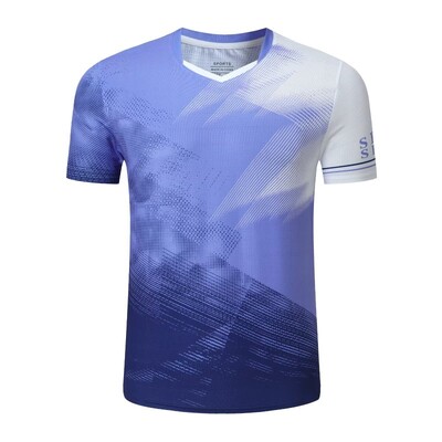 Ρούχα τένις για άνδρες γυναίκες 2024 Μπάντμιντον κοντομάνικο πουκάμισο Οικογενειακή προπόνηση Πινγκ πονγκ Τζέρσεϊ που απομακρύνει την υγρασία αθλητικά μπλουζάκια