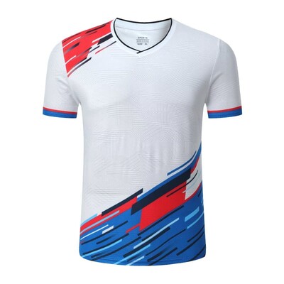 Ρούχα τένις για άνδρες γυναίκες 2024 Μπάντμιντον κοντομάνικο πουκάμισο Οικογενειακή προπόνηση Πινγκ πονγκ Τζέρσεϊ που απομακρύνει την υγρασία αθλητικά μπλουζάκια