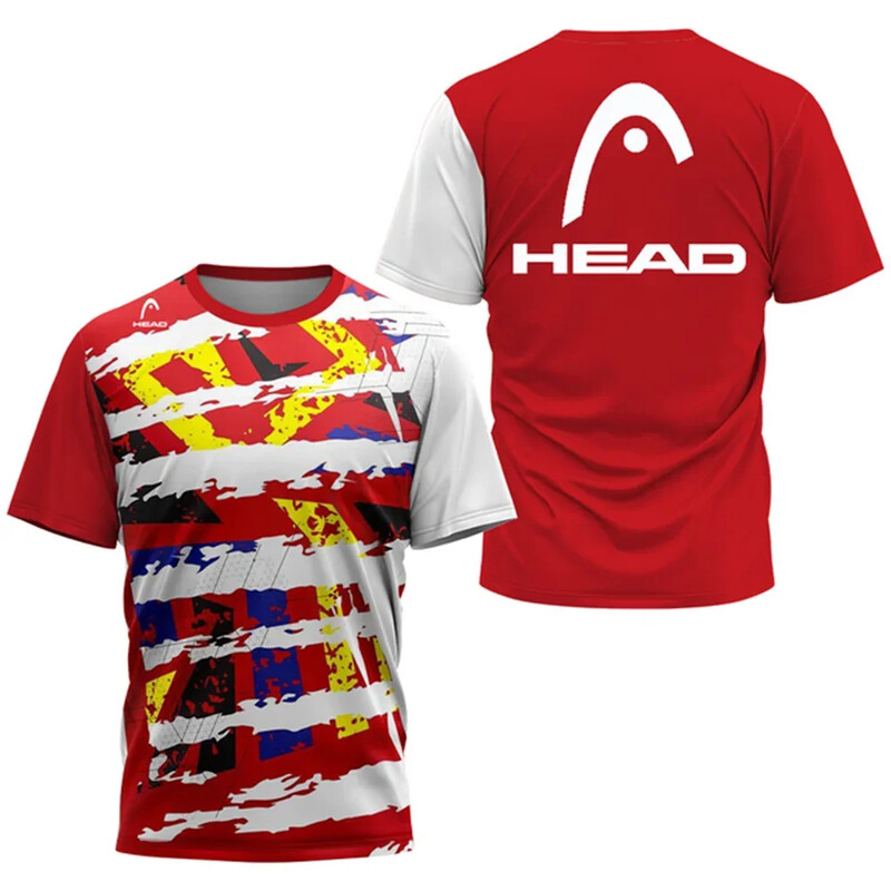 Fashion Simplicity Μονόχρωμο Αθλητικό Ανδρικό μπλουζάκι Μπάντμιντον Προπόνηση πινγκ πονγκ Ρούχα casual κοντομάνικο μπλουζάκι