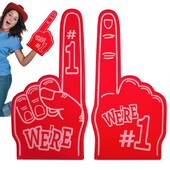 Cheer Up pjenasti prsti za sport broj 1 Cheerleading rekvizite Rukavice za prste 18 inča Sports Cheer Fan Finger