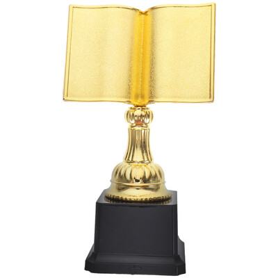 Ingliskeelne pealkiri: Gold Award Trophy Cups Book Shaped Plastic Trophy Reading Star Trophy Esimese koha võitja trofeede meister