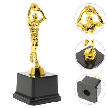 Personalized Trophy Plastic Basketball Figur Trophy Prime for Tournaments Competitions (Χρυσή)