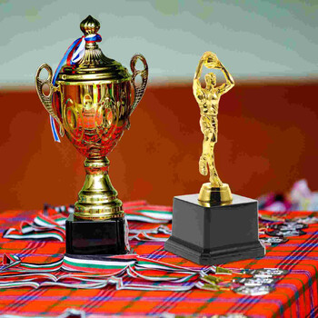 Personalized Trophy Plastic Basketball Figur Trophy Prime for Tournaments Competitions (Χρυσή)