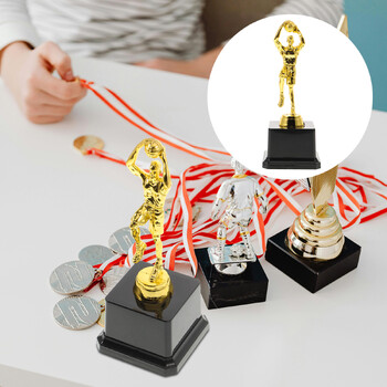 Personalized Trophy Plastic Basketball Figur Trophy Prime for Tournaments Competitions (Χρυσή)