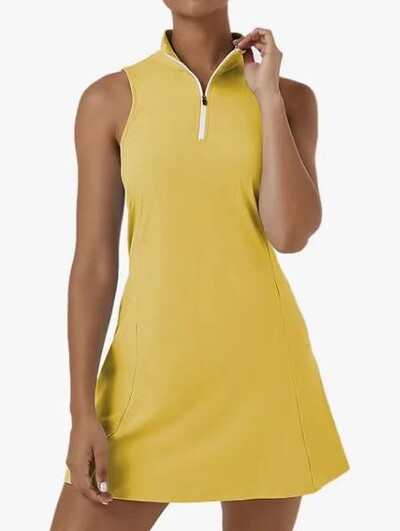 Дамски униформи за тенис, униформи за голф, вградени къси панталони и униформи за спортно обучение без ръкави