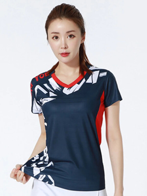 „Faztonvg“ nauji badmintono drabužiai, greitai džiūstantys, kvėpuojanti badmintono suknelė, laisvalaikio liekna sportinė apranga trumpomis rankovėmis marškinėliai porai