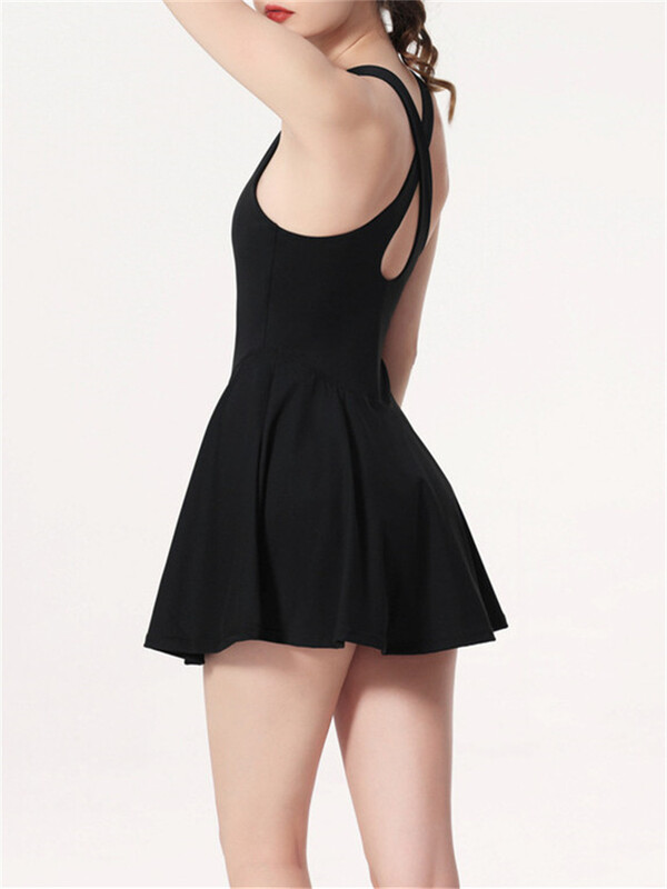 Nauja golfo teniso suknelė, viskas viename, jogos kostiumas, moteriškas lauko sportui, kūno rengybai be rankovių, greitai džiūstančios gražios nugaros treniruočių suknelės