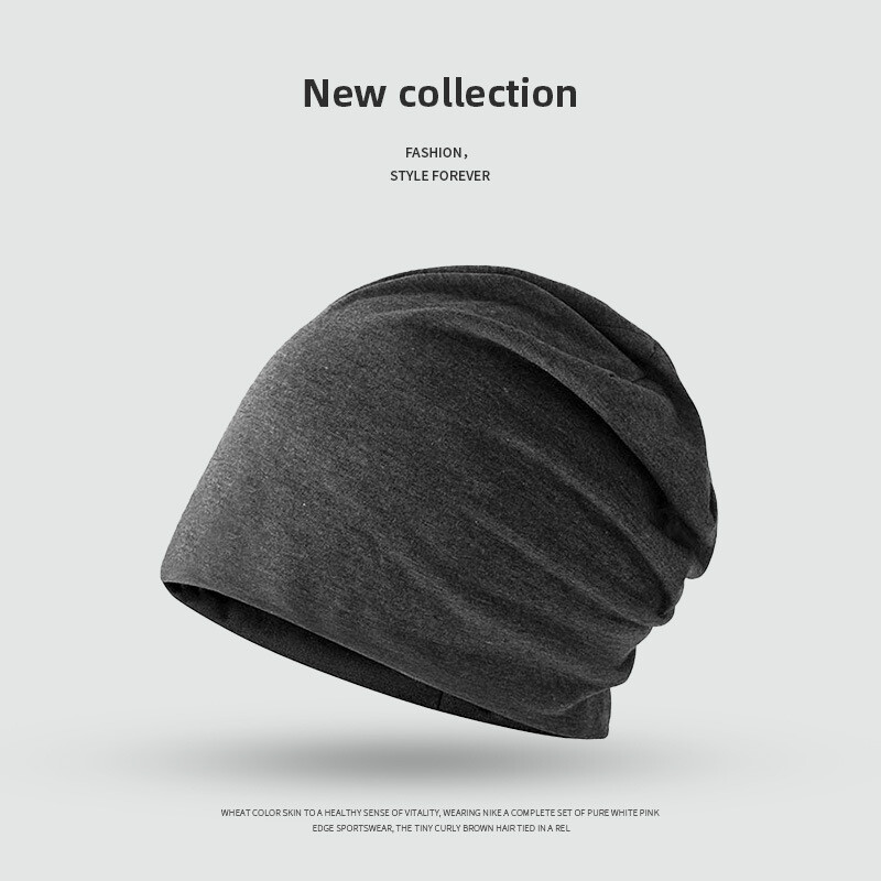 Трансгранични шапки, модерни есенни и зимни шапки, летни шапки за изолация, тънки нощни шапки, дамски шапки с тюрбан, шапки Baotou в корейски стил за мъже