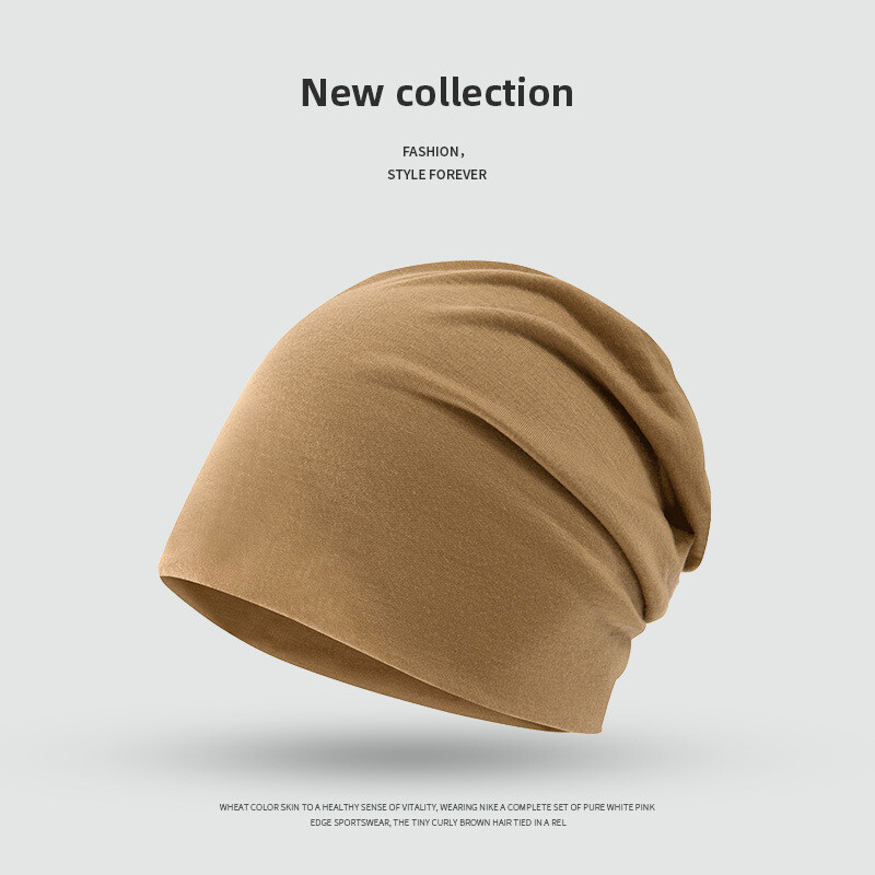 Трансгранични шапки, модерни есенни и зимни шапки, летни шапки за изолация, тънки нощни шапки, дамски шапки с тюрбан, шапки Baotou в корейски стил за мъже