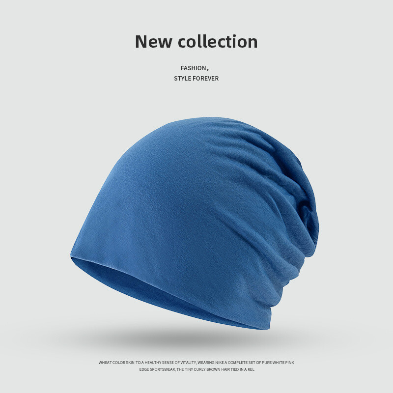 Трансгранични шапки, модерни есенни и зимни шапки, летни шапки за изолация, тънки нощни шапки, дамски шапки с тюрбан, шапки Baotou в корейски стил за мъже