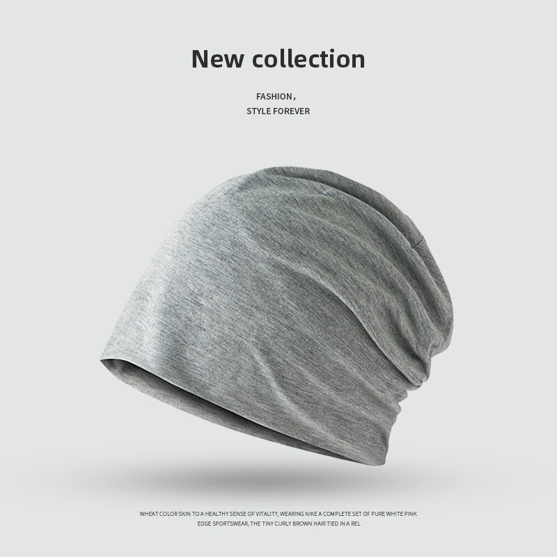 Трансгранични шапки, модерни есенни и зимни шапки, летни шапки за изолация, тънки нощни шапки, дамски шапки с тюрбан, шапки Baotou в корейски стил за мъже