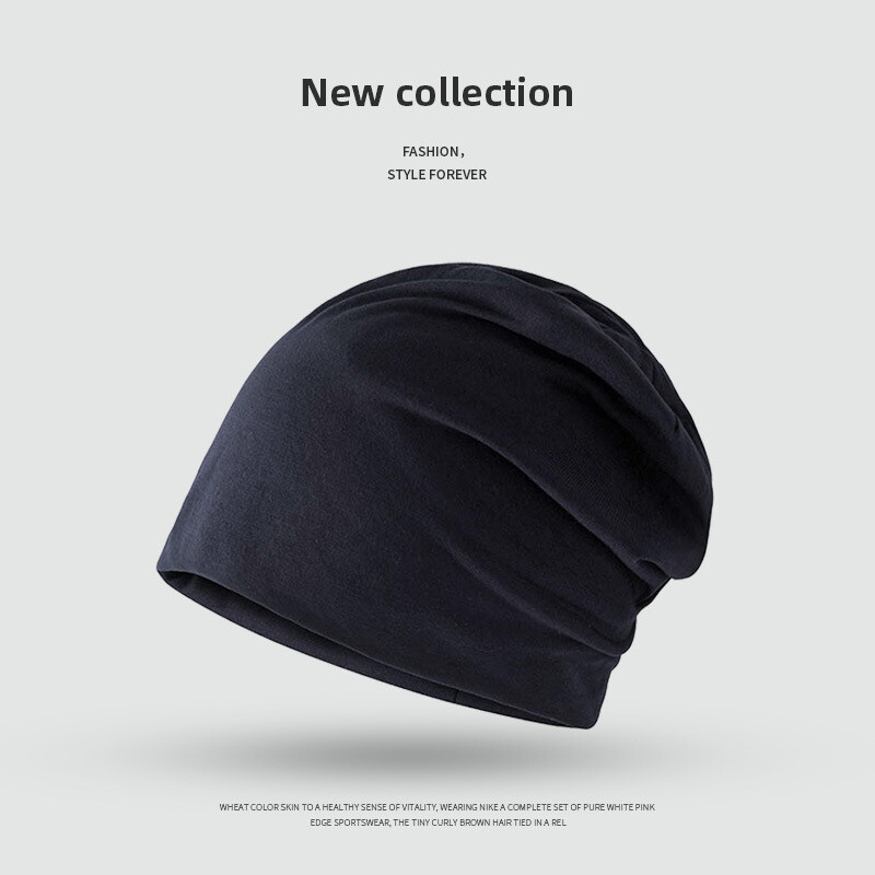 Трансгранични шапки, модерни есенни и зимни шапки, летни шапки за изолация, тънки нощни шапки, дамски шапки с тюрбан, шапки Baotou в корейски стил за мъже