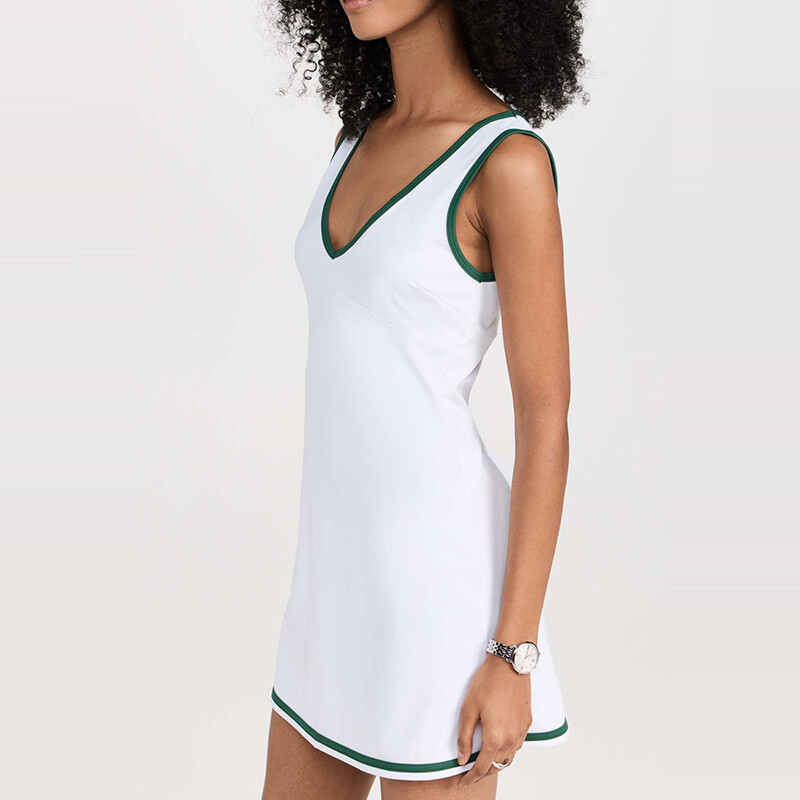 Sean Tsing® Tenisa golfa kleitas ar iekšpuses šortiem Sieviešu meiteņu elastīga sporta kleita bez piedurknēm treniņam badmintonam