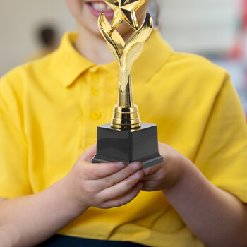 Student Trophy Πλαστικό μοντέλο Χρυσό τρόπαιο Βραβείο Αστείο Aldult τερματοφύλακας Trophy Kid Star Μικρό Κύπελλο Βραβείων Αναμνηστικό για ενήλικες