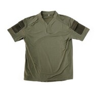 Бързосъхнеща лятна тениска с V-образно деколте за спорт на открито и къси ръкави