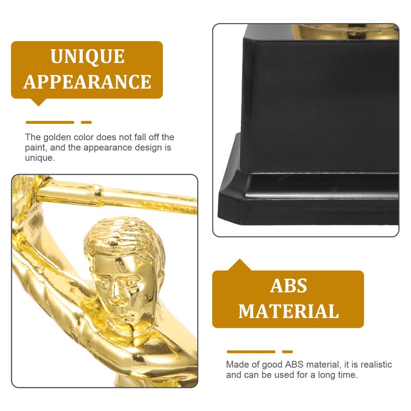 „Golf Trophy“ aukso medalio trofėjai „Metal Trophy“ taurės apdovanojimai „Trofeu“ darželio modelis Kūrybinis dekoras mažiems vaikams