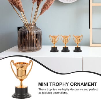 6 τμχ Παιχνίδι ποδοσφαίρου Mini Trophy Party Delicate Small 820X500X450CM Διακοσμητικό Υπέροχο Πλαστικό Ασημένιο Παιδί