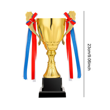 Trophy Award Metal Gold Achievement Trophies Large Award Trophy Cups Ύψος 23cm Αγώνας Αγώνας Trophy Sports Competition Trophy