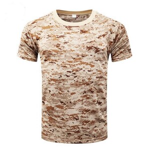 US Army ACU Tactical Camouflage T-shirt Men Breathable Army Combat T Shirt Military Quick Dry Camo Tees