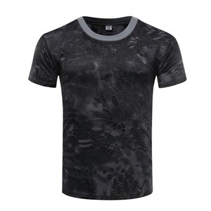 US Army ACU Tactical Camouflage T-shirt Men Breathable Army Combat T Shirt Military Quick Dry Camo Tees