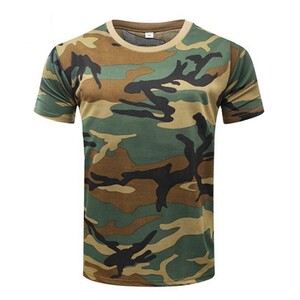 US Army ACU Tactical Camouflage T-shirt Men Breathable Army Combat T Shirt Military Quick Dry Camo Tees