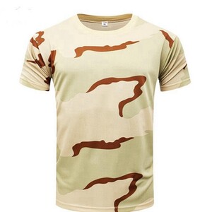 US Army ACU Tactical Camouflage T-shirt Men Breathable Army Combat T Shirt Military Quick Dry Camo Tees