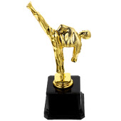 Taekwondo Trophy Decor lielapjoma bērnu balvas Profesionālās ballītes Sacensību ceremonijas kauss Plastmasas cīņas kustība bērnu futbols