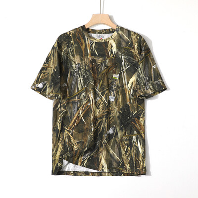 S-6XL vyriški medžiokliniai marškinėliai Kamufliažiniai marškinėliai sportiniai žygiams lauke vyriški marškinėliai greitai išdžiūstantys, drėgmę sugeriantys JAV dydis