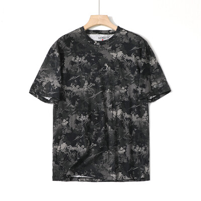 S-6XL vyriški medžiokliniai marškinėliai Kamufliažiniai marškinėliai sportiniai žygiams lauke vyriški marškinėliai greitai išdžiūstantys, drėgmę sugeriantys JAV dydis