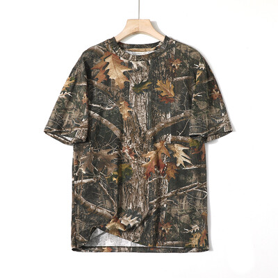 S-6XL vyriški medžiokliniai marškinėliai Kamufliažiniai marškinėliai sportiniai žygiams lauke vyriški marškinėliai greitai išdžiūstantys, drėgmę sugeriantys JAV dydis