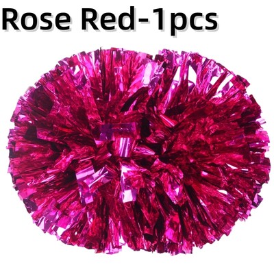 Karsējmeiteņu pomponi ar rokturi uzmundrināšanas bumbiņas lielas zelta sudraba sarkanas dzeltenas zilas roku deju puķes aksesuāri sievietēm, meitenēm