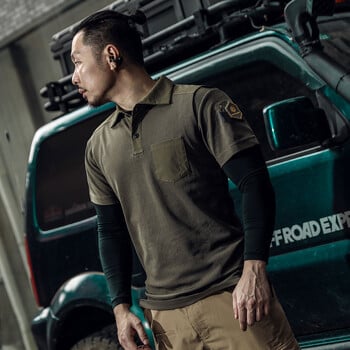 Emersongear Blue Label Mayfly Tactical Polo Shirts Туристическа тениска Горнища с къс ръкав Ловна тениска Ежедневна тениска за къмпинг Urban RG