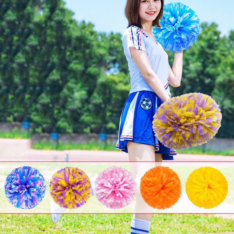 2 gabalu karsējmeiteņu pušķi, krāsaini, bez izbalēšanas