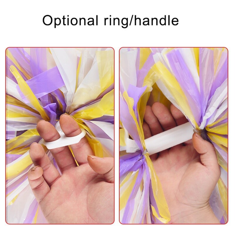 2 gabalu karsējmeiteņu pušķi, krāsaini, bez izbalēšanas