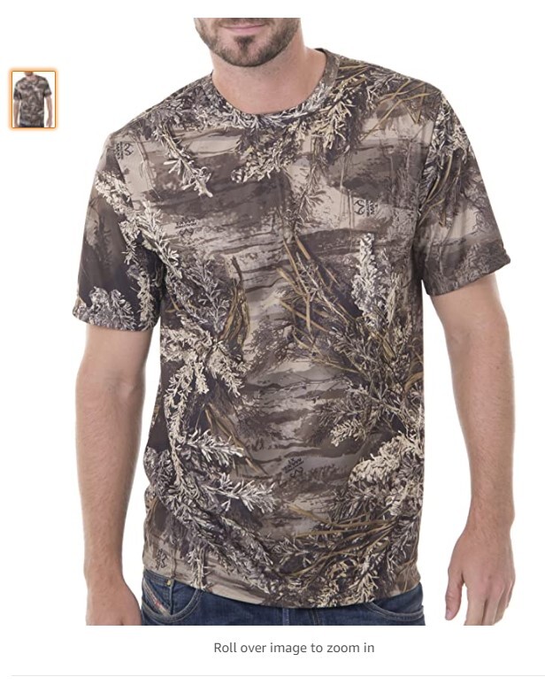 Vīriešu medību T-krekli Ātri žūstoši maskēšanās T-krekli Elpojošs Viegls militārais apģērbs ASV izmēra āra krekls