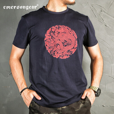 Emersongear Tactical T-krekls Ming Guards Atpakaļ Versija Kultūra Krekli Tkrekls Sports Ikdienas Mode Ikdienas āra pārgājieni Combat