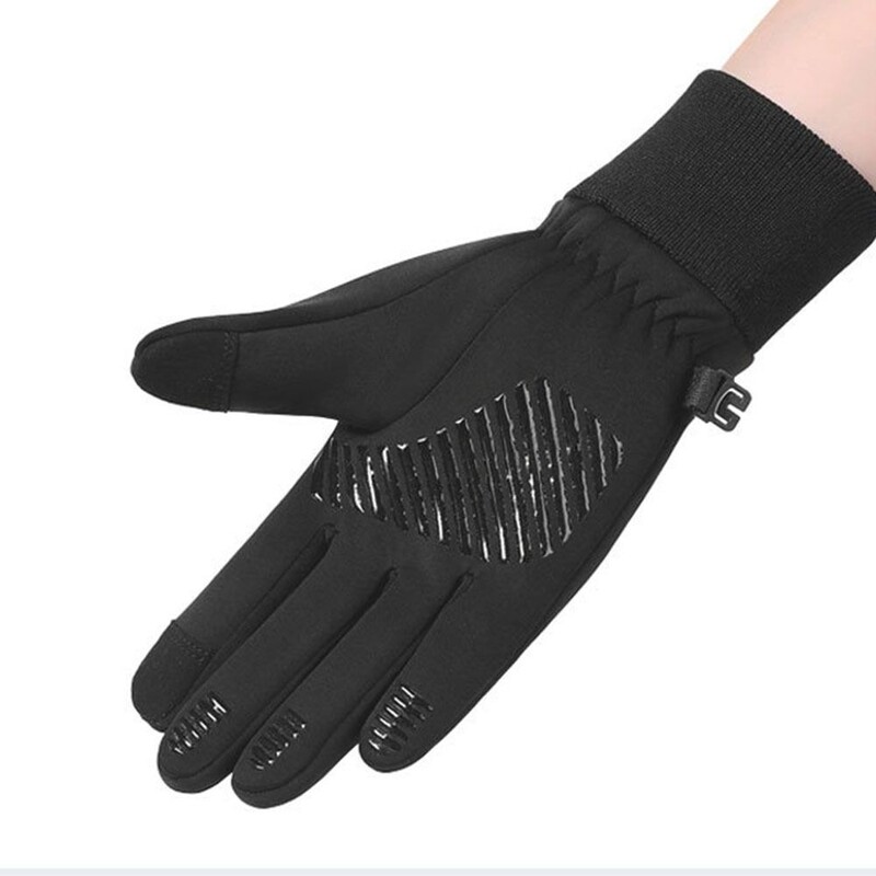 Neklizajuće zimske dječje rukavice za vožnju bicikla Zaslon osjetljiv na dodir s punim prstima Dječje tople rukavice neklizajuće reflektirajuće