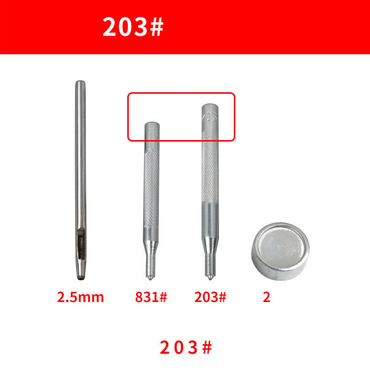 Patchwork uzstādīšanas instruments kniede četras pogas piecu dakšu sprādze gaisa acu krāsa caurumu perforators džinsa sprādze roku kalšanas instrumentu kombinācija vairumtirdzniecība