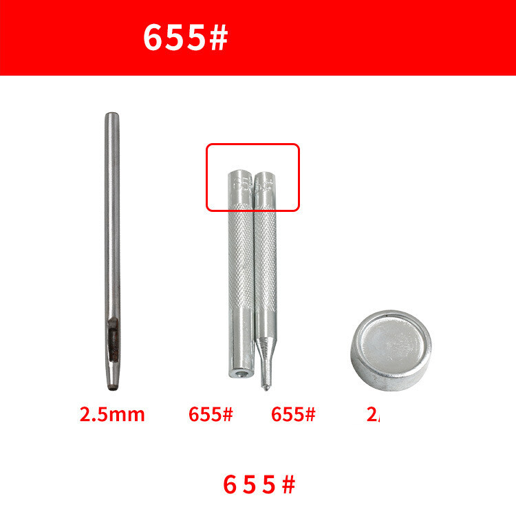 Patchwork montavimo įrankis kniedės keturios sagos penkių šakelių sagtis oro akies spalvos skylė džinsinė sagtis kombinacija rankinių kalimo įrankių didmeninė prekyba