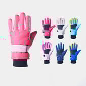 Naujos aukštos kokybės vaikams skirtos slidinėjimo pirštinės žieminės snieglentės sniego šiltos pirštinės berniukams, neperšlampamos, tankios kumštinės pirštinės.