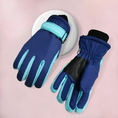 Naujos aukštos kokybės vaikams skirtos slidinėjimo pirštinės žieminės snieglentės sniego šiltos pirštinės berniukams, neperšlampamos, tankios kumštinės pirštinės.