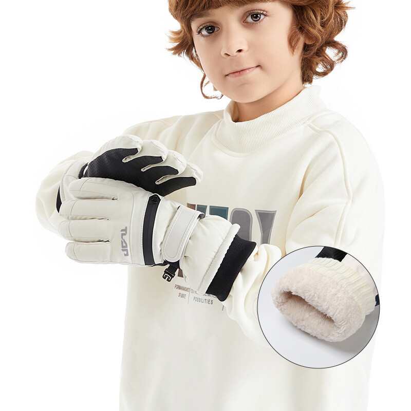 Vaikams Žiemos Neperšlampamos Pirštinės Šiltos Sniego Pirštinės Berniukai Merginos Slidinėjimo Pirštinės Bėgimas Žygiai Jodinėjimas Snieglenčių pirštinės