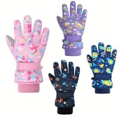 Dječje rukavice s punim prstima, protuklizni premaz, tople zimske rukavice, termalne skijaške rukavice, rukavice, rukavice, oprema za daskanje na snijegu, oprema za skijanje