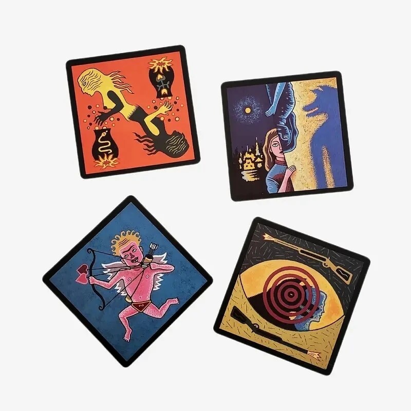 Društvena igra Werewolves Puna engleska verzija Za kućnu zabavu Financiranje odraslih Obitelj Igranje karata Igra 24 karte