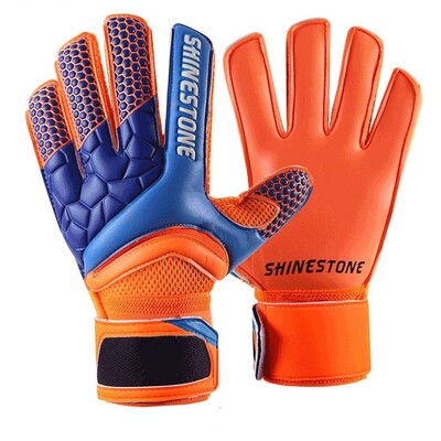 1 par protukliznih dječjih golmanskih rukavica, zaštita prstiju, vratarske rukavice od lateksa, amortizacija, podesiva za odrasle/djecu/djecu