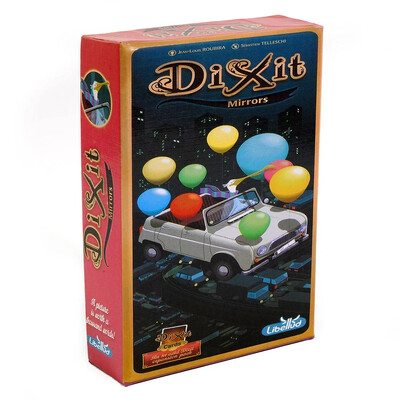 Dixit játék kiegészítő csomag tükrök társasjáték eredete küldetés Odyssey Daydreams Revelations emlékek utazás évforduló harmóniák