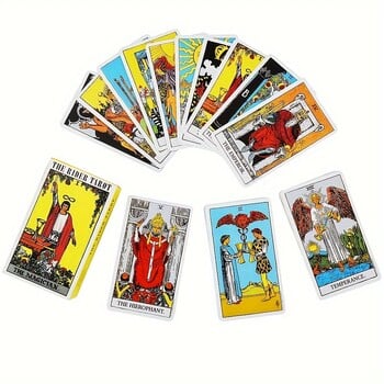 The Rider Tarot Deck Cards, 78 бр. Oracle Deck за начинаещи, класически Таро с PDF-наръчник