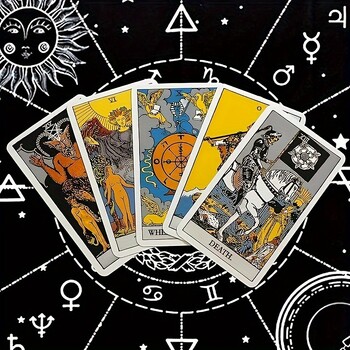 The Rider Tarot Deck Cards, 78 бр. Oracle Deck за начинаещи, класически Таро с PDF-наръчник