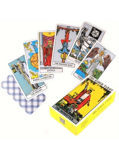 The Rider Tarot špil karata, 78 komada Oracle špil za početnike, klasični tarot s PDF vodičem